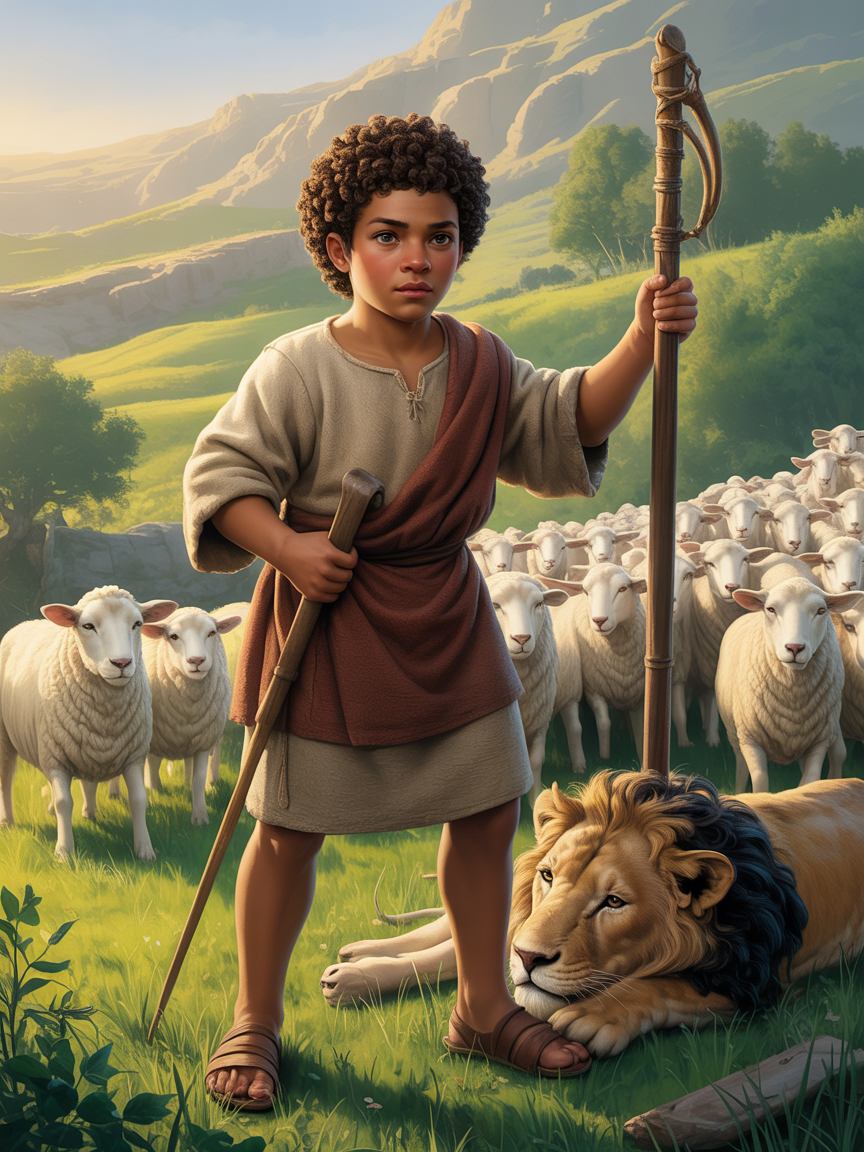 Young David — The Shepherd Boy