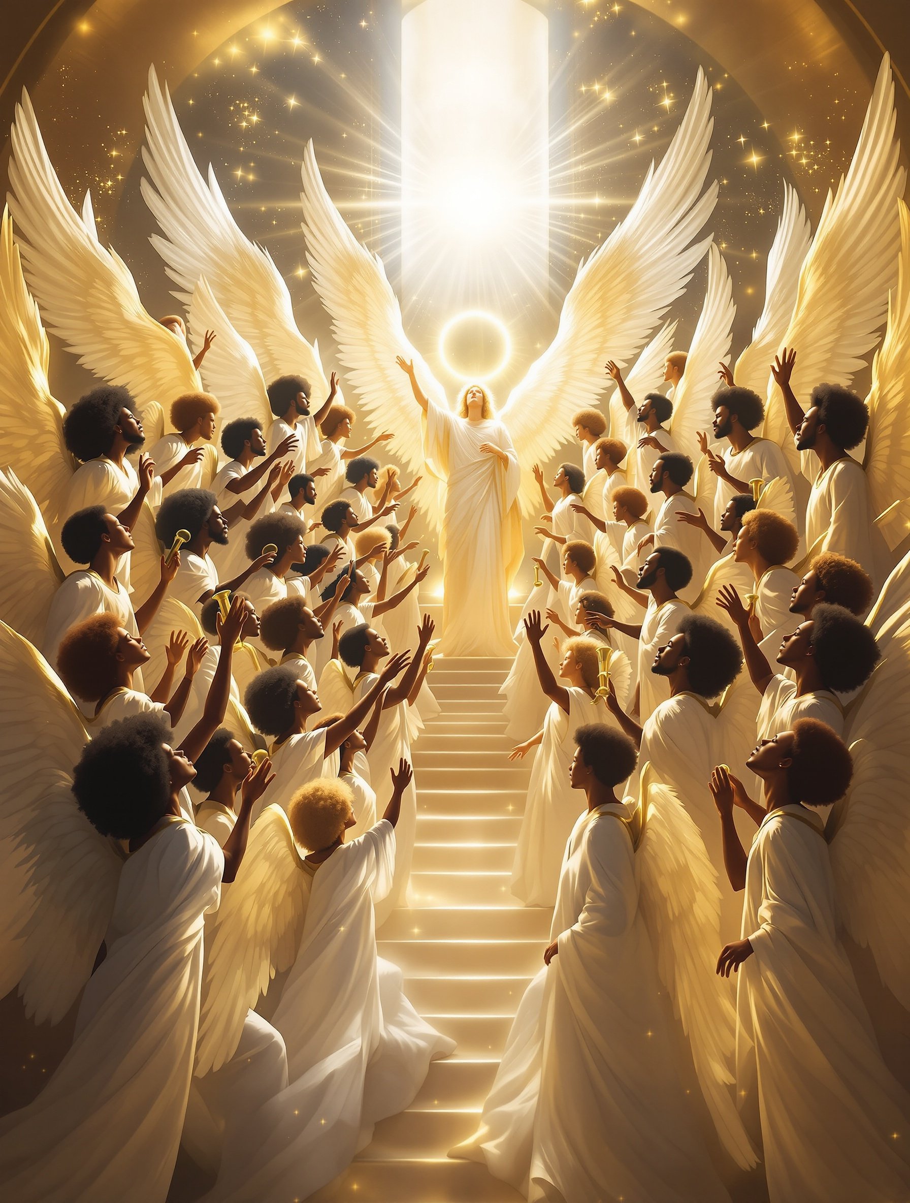 Angels Worshipping Before the Throne — Every Color United