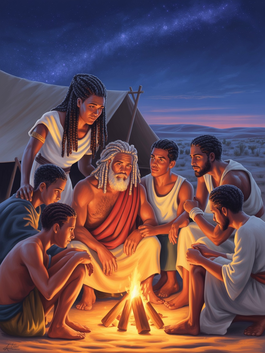 Keturah & Abraham's Six Sons — Nations from Kush