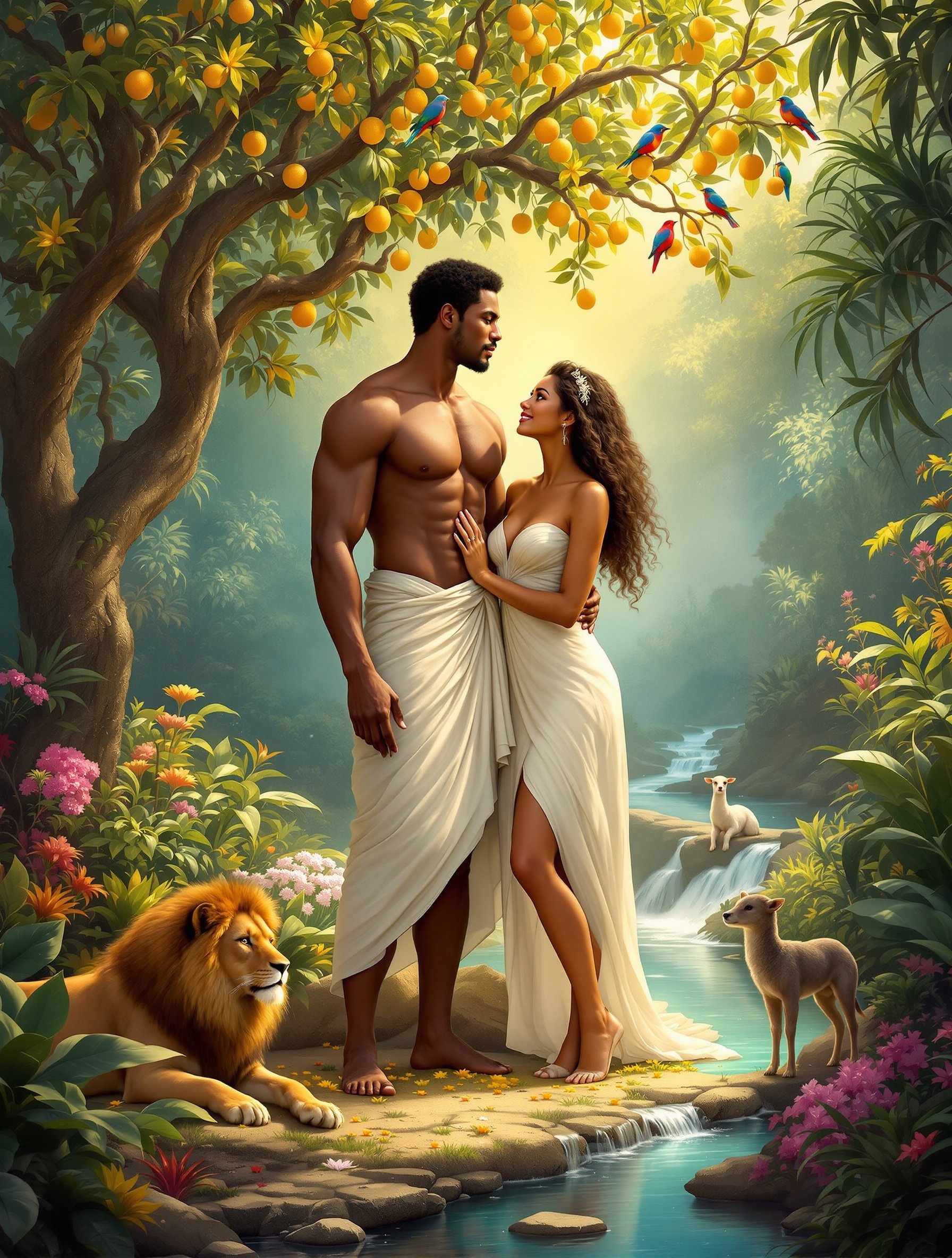 Adam and Eve in the Garden of Eden