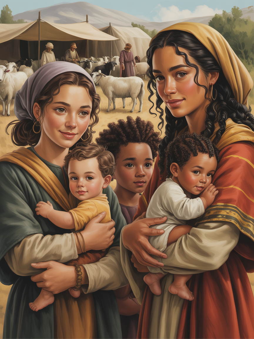 Leah and Rachel — Mothers of Israel's Twelve Tribes