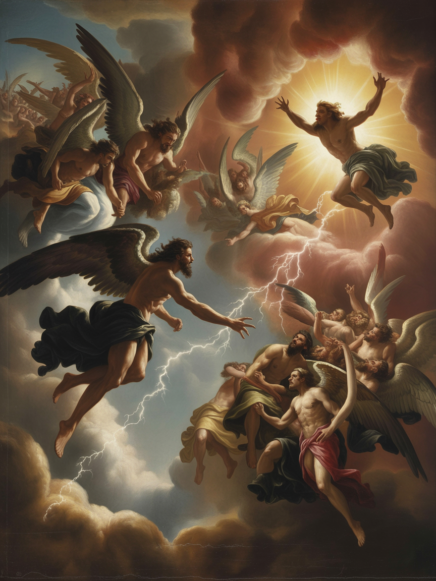The Rebellion in Heaven — War Among the Angels