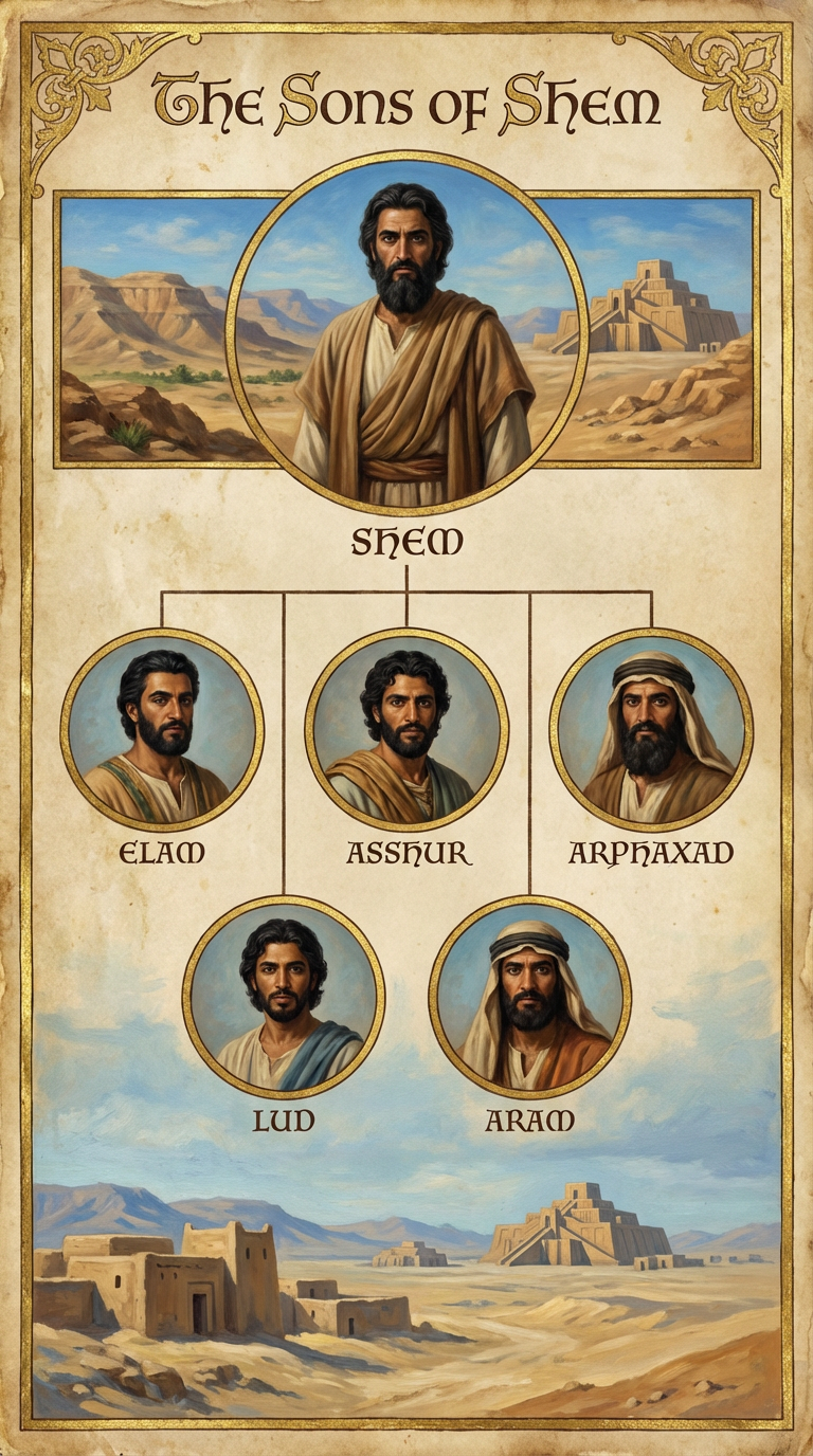 The Sons of Shem - Semitic Nations